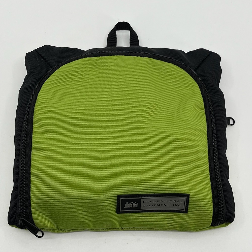 REI Toiletry Bag Unisex Black Green Travel Organizer Hanging Zip Pouch Y2K 2007
